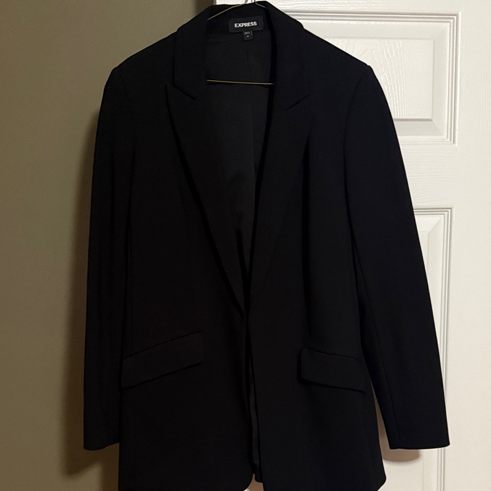 Express Black Boyfriend Style Women’s Blazer